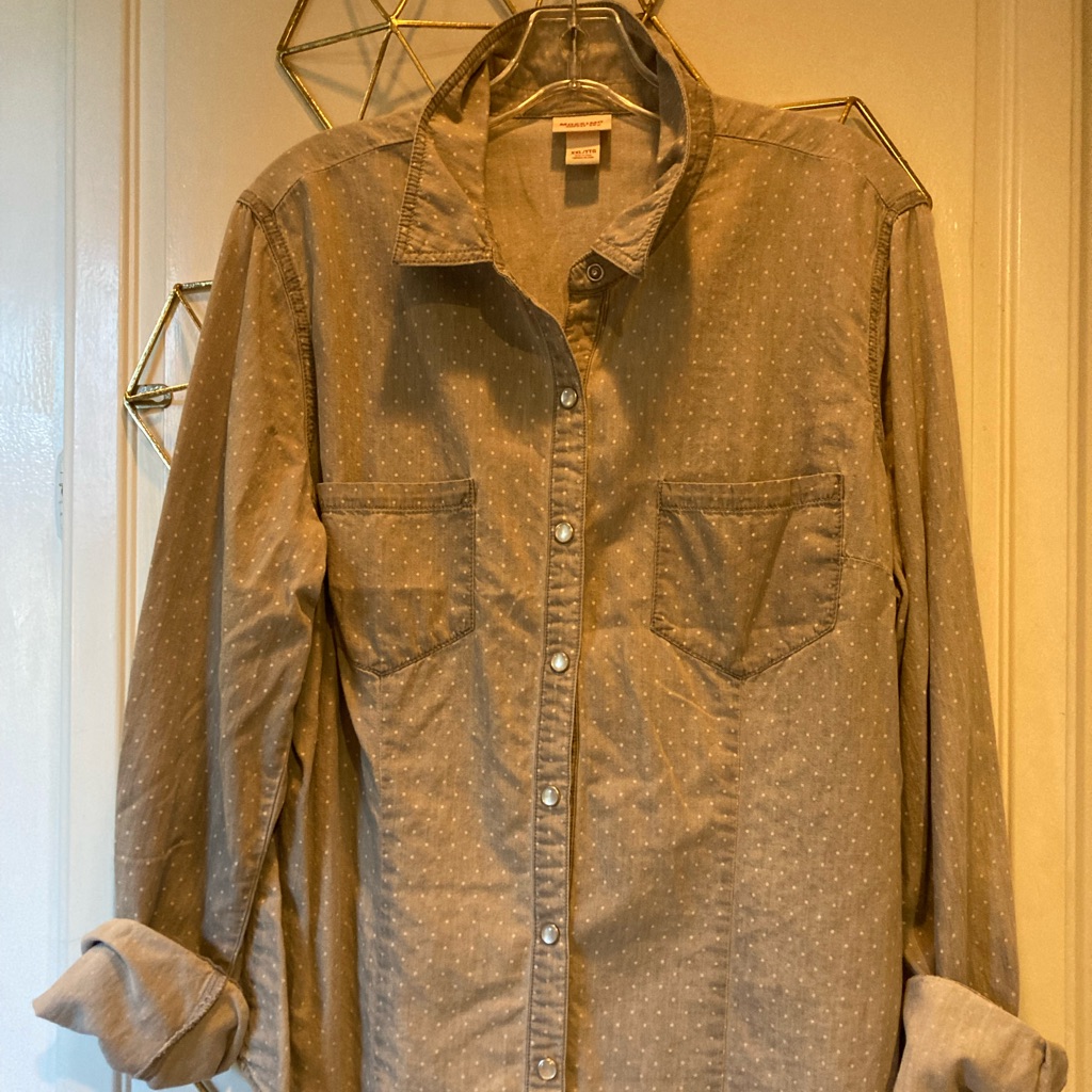 Snap Chambray Top